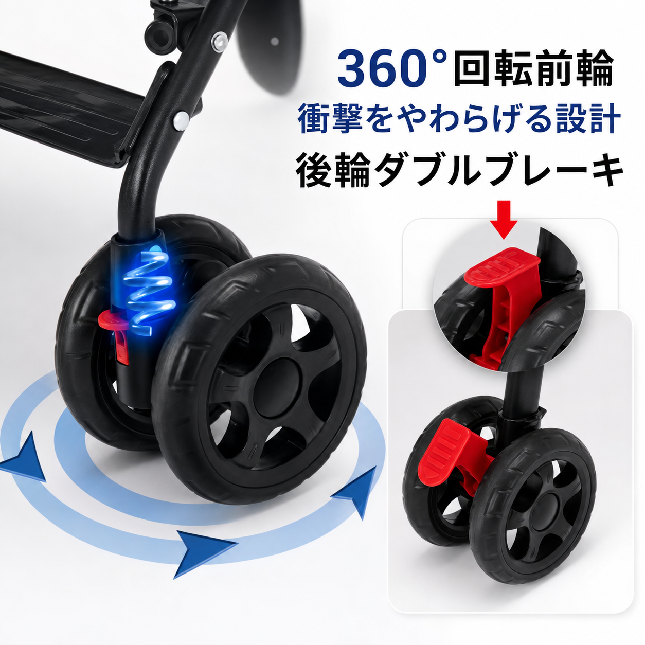 犬猫兼用ペットカート ( 最大耐荷重20kg )